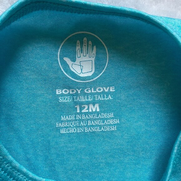 Body Glove 12M 3-Piece Turquoise Grey Baby Girl Outfit EUC Sporty Set - Picture 5 of 16